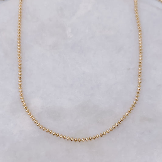 Fine Rondelle Necklace - 45cm