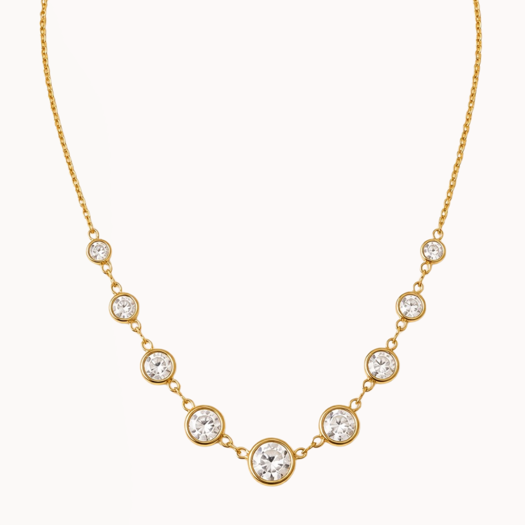White Cascade Necklace