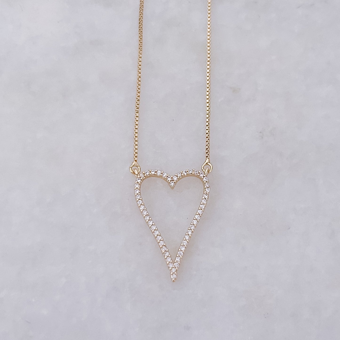 Glamour Heart Necklace