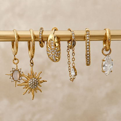 Oval Glamour Hoops