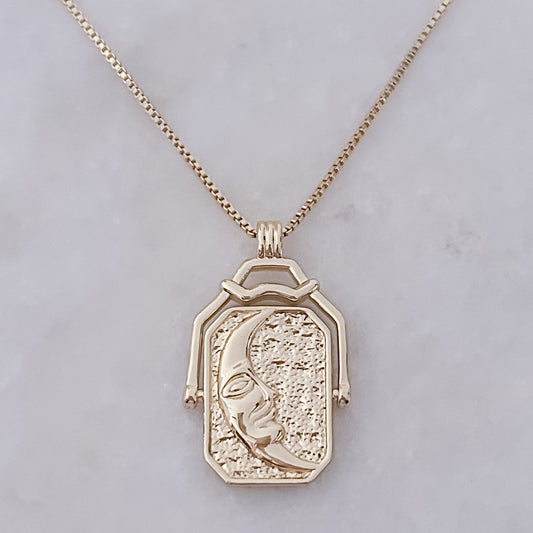 Sun + Moon Silky Necklace