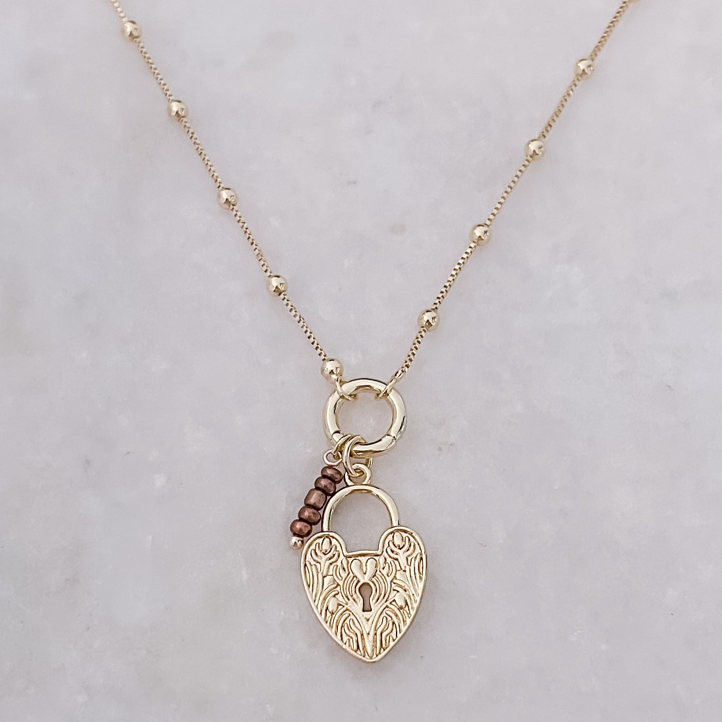 Heart Lock Necklace