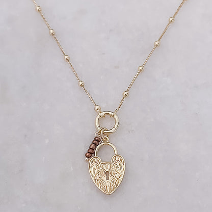 Heart Lock Necklace