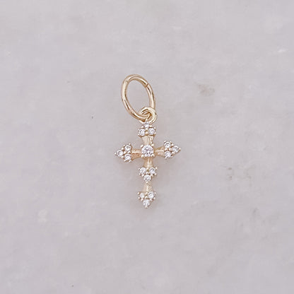 Sparkle Cross - Charm