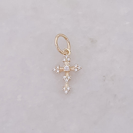 Sparkle Cross - Charm