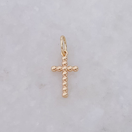 Bubble Cross - Charm