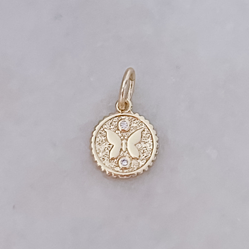 Butterfly Coin - Charm