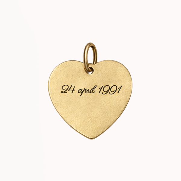 Big Heart - Engraved Charm