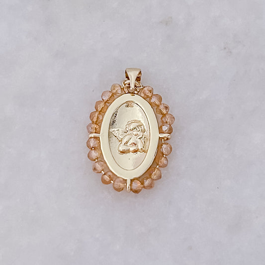 Oval Angel - Charm