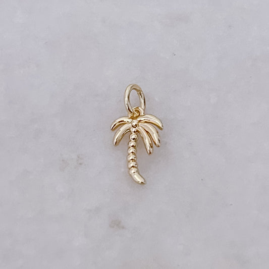 Gold Palmtree - Charm