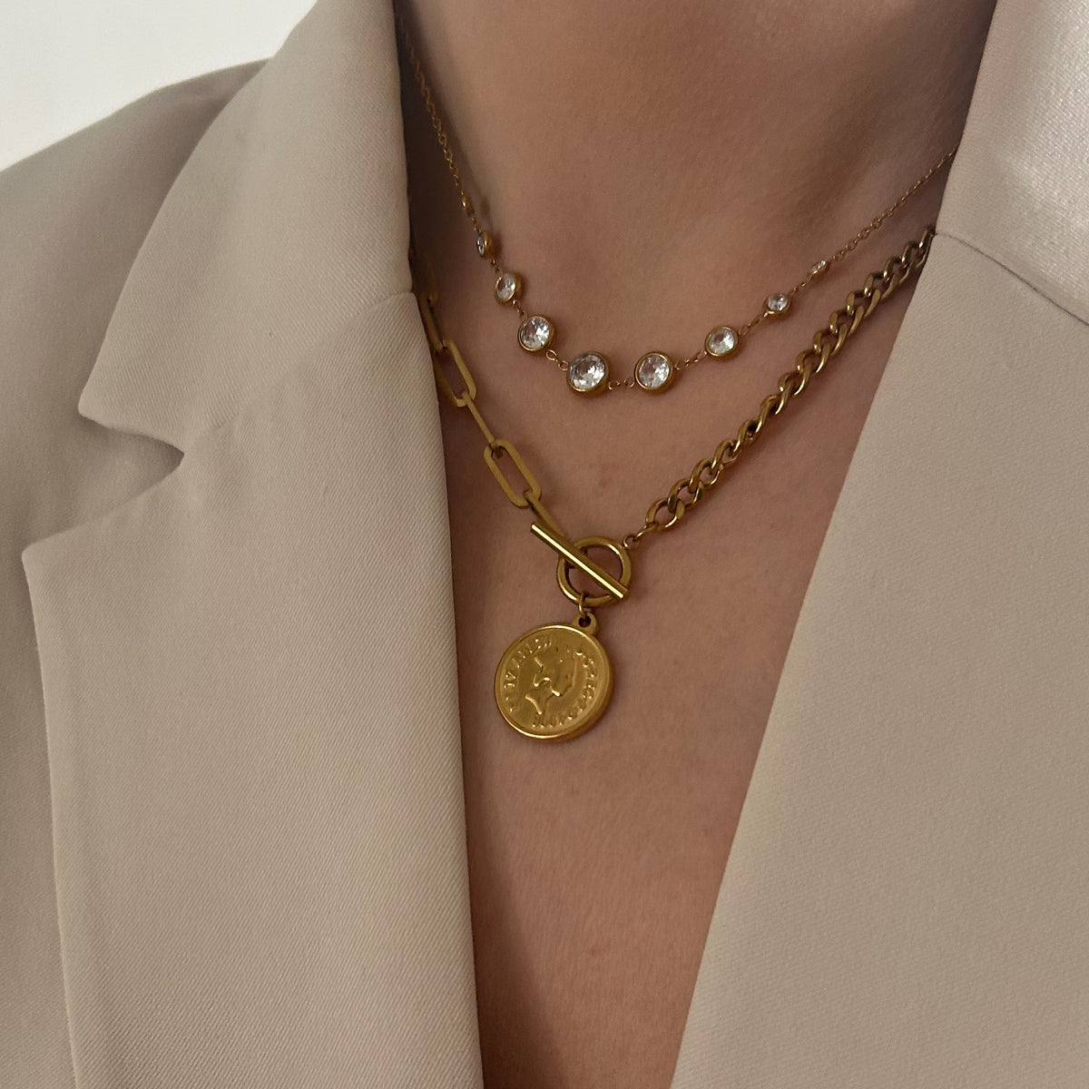 Toggle Coin Necklace