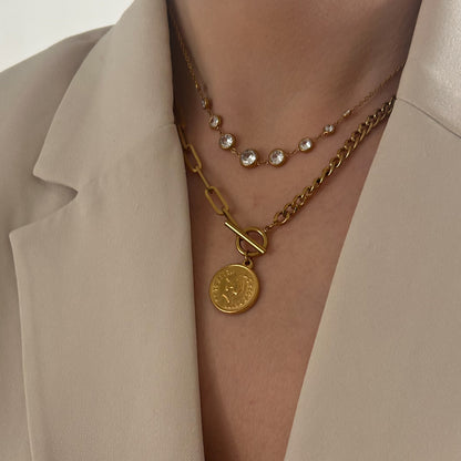 Toggle Coin Necklace