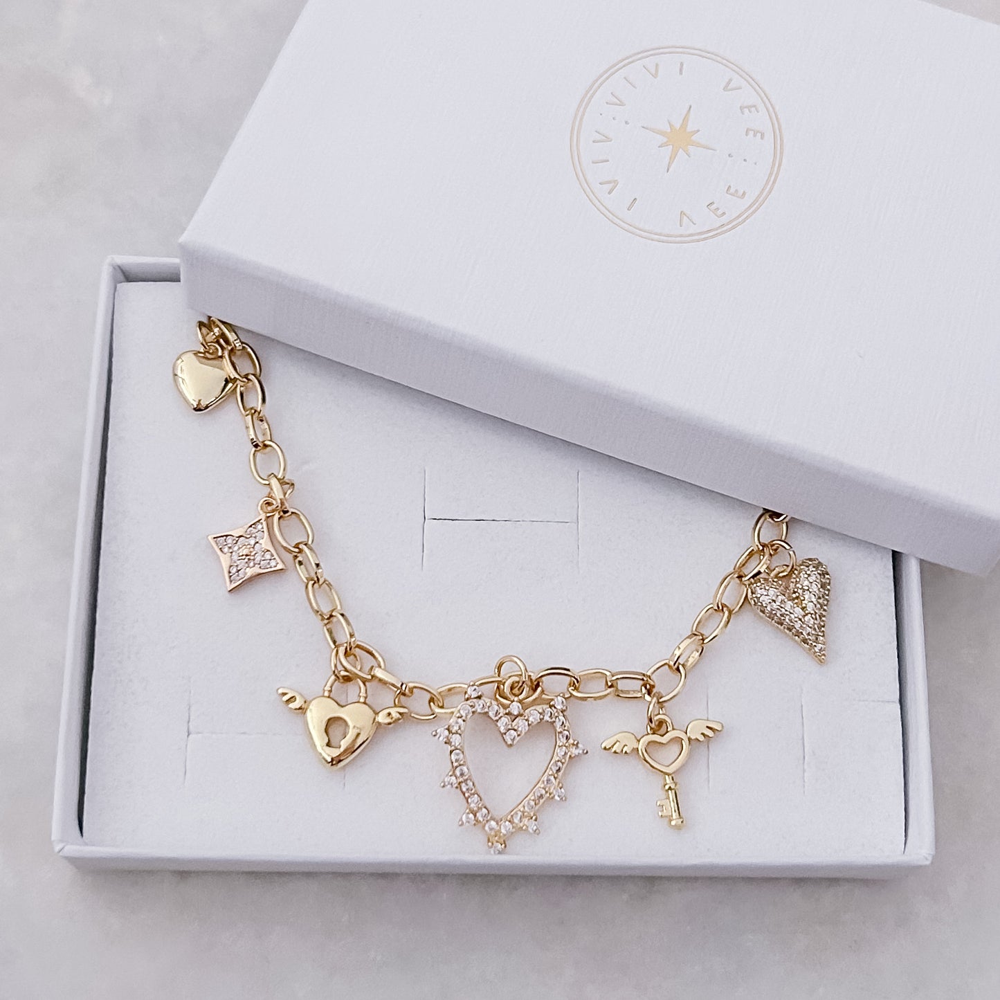 Sparkling Love - Charm Necklace