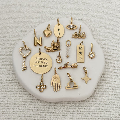 Small Oval - Engraved Charm