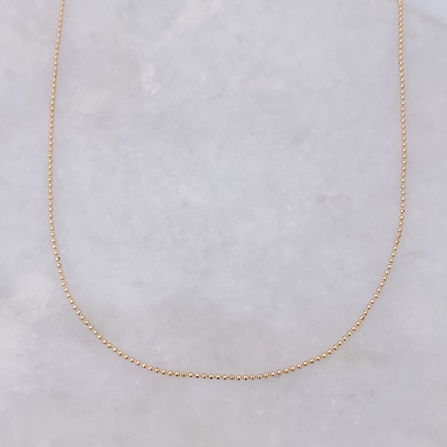 Fine Dots Necklace - 45cm