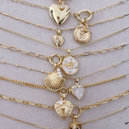 Diamond Heart Locket - Charm