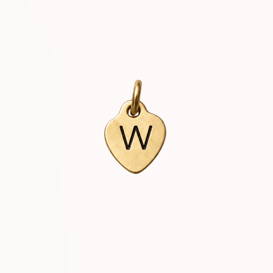 Mini Heart Tag - Engraved Charm