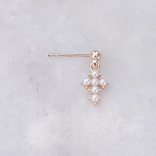 Pearl Cross Pin