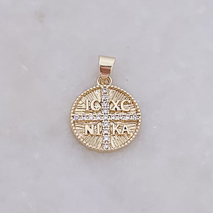 Cross Coin - Charm
