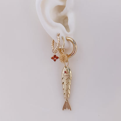 Brown Eyed Fish - Basic Bold Hoop