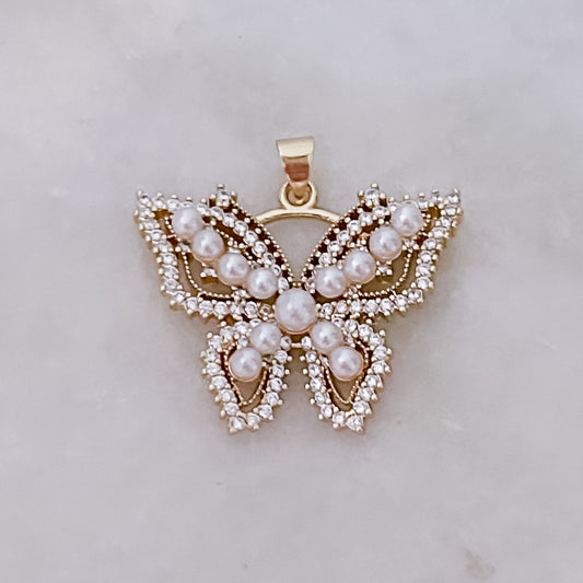 Pearl Butterfly - Charm