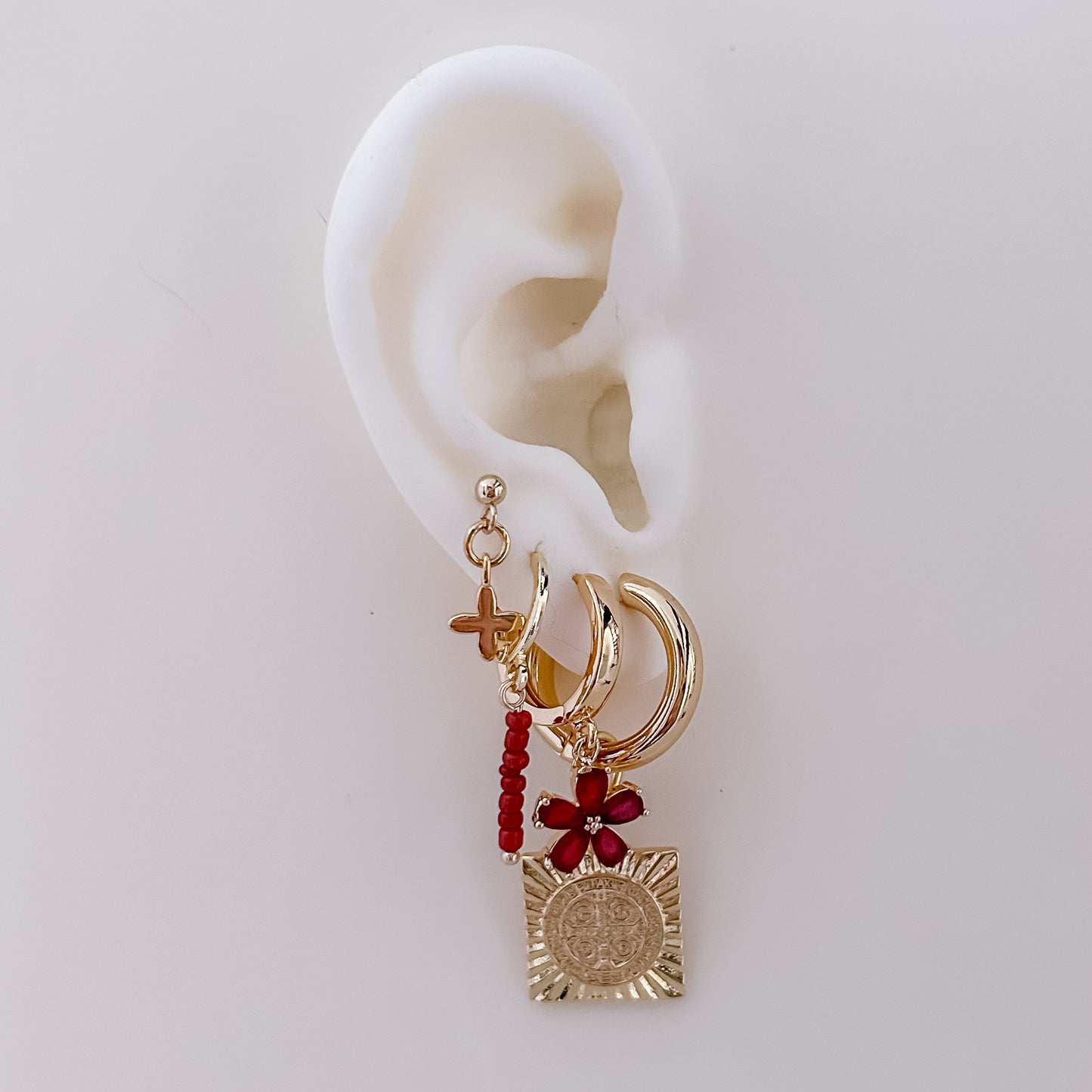 Monogram Clover Pin