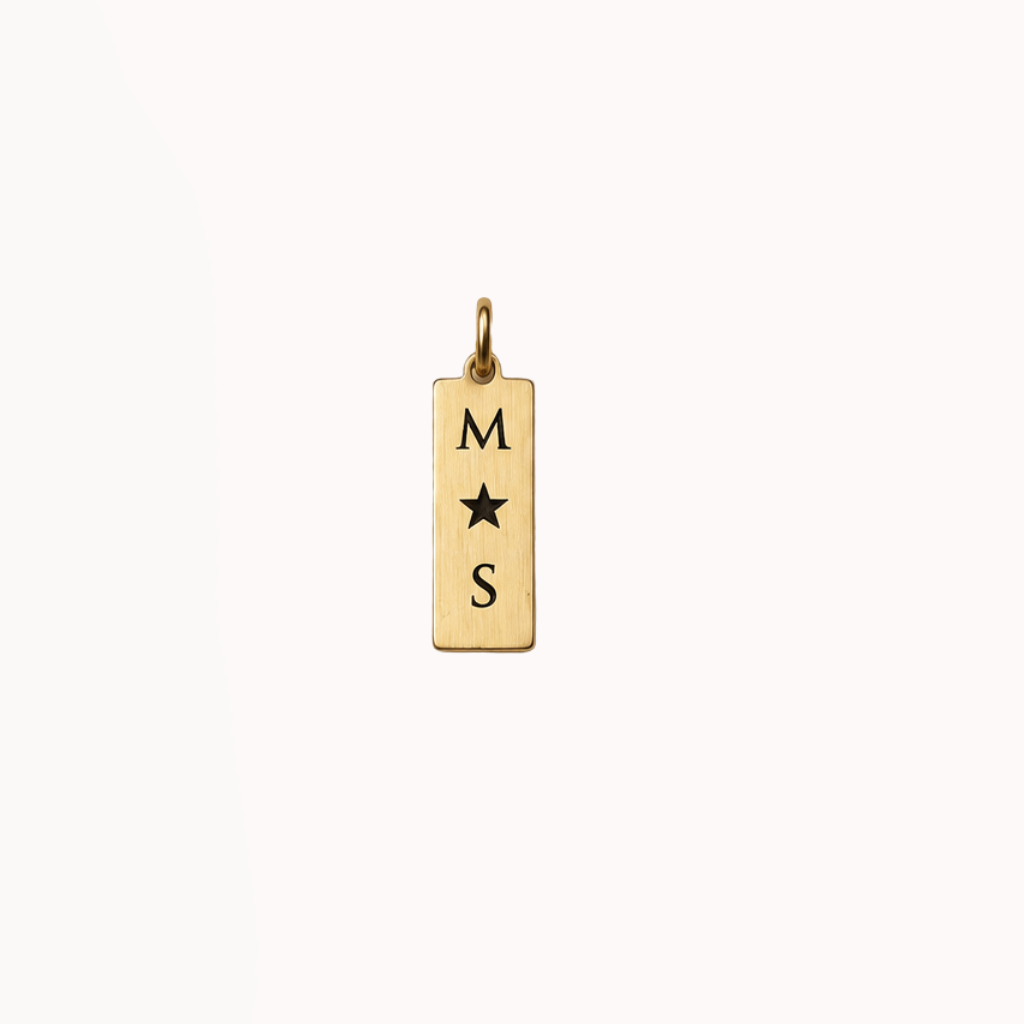Small Tag - Engraved Charm