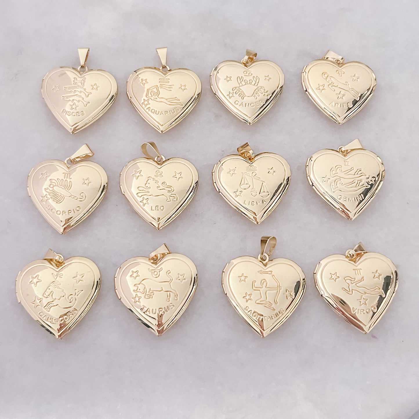 Heart Locket Horoscoop Charm