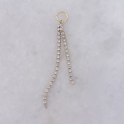 Crystal Tassel - Charm