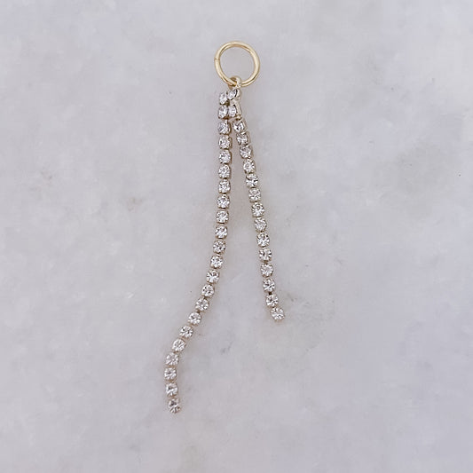 Crystal Tassel - Charm