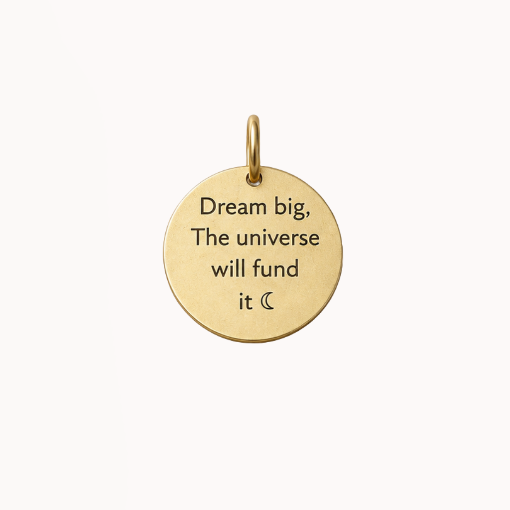 Medium Coin - Engraved Charm