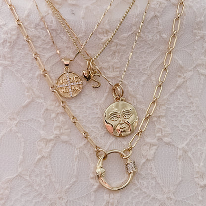 Cross Coin Necklace