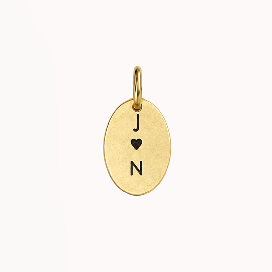 Small Oval - Engraved Charm