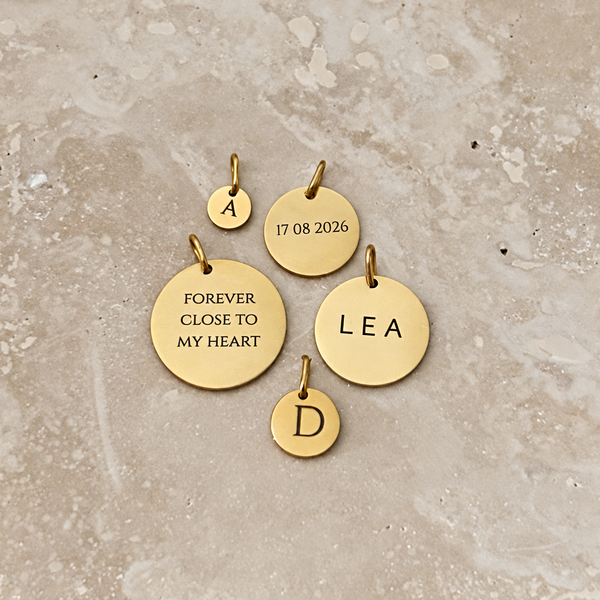 Mini Coin - Engraved Charm
