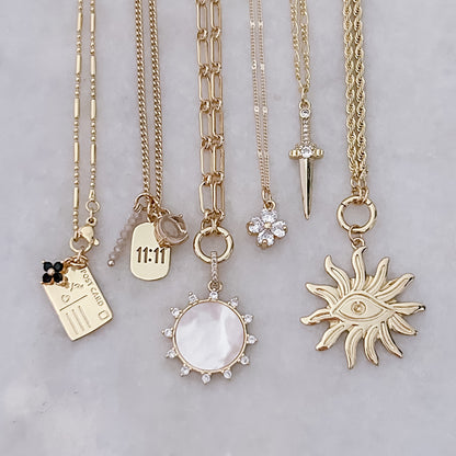 Eye of the Sun - Rope Necklace