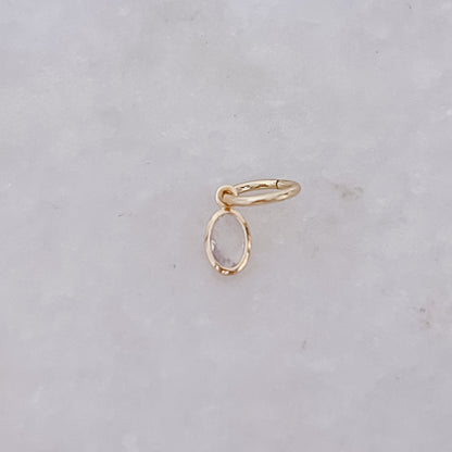 Opal Oval Stone - Charm