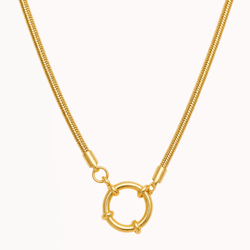 Sienna Snake - Lock Necklace
