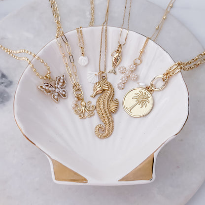 White Rose Necklace