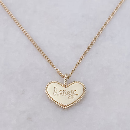 Honey Curb Necklace