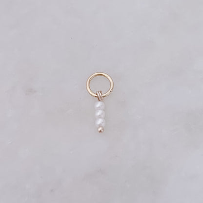 Triple Pearl - Charm