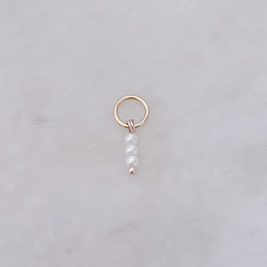 Triple Pearl - Charm