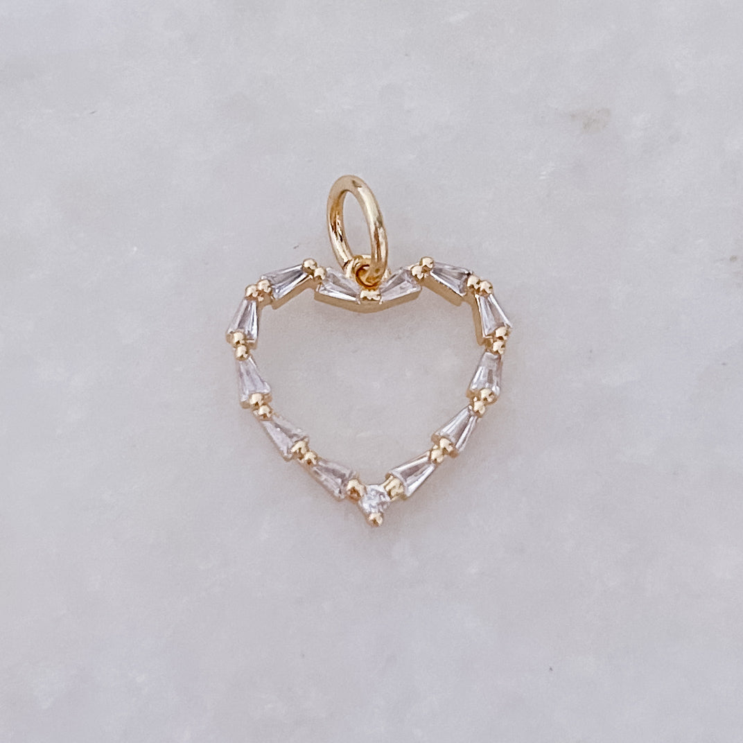 Sparkling Heart - Charm
