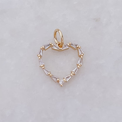 Sparkling Heart - Charm