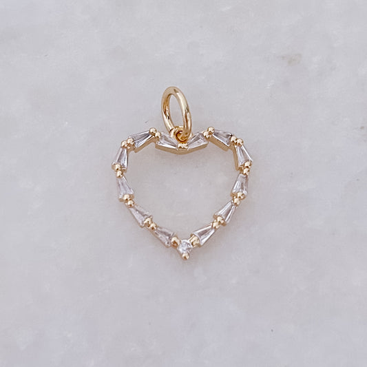 Sparkling Heart - Charm