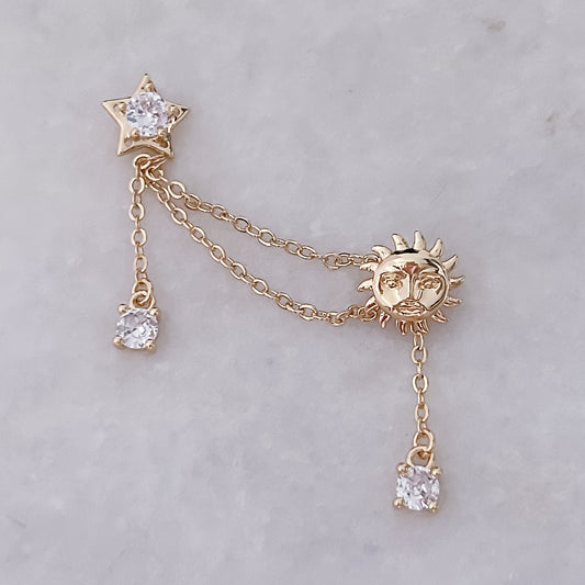 Sun + Star Pins