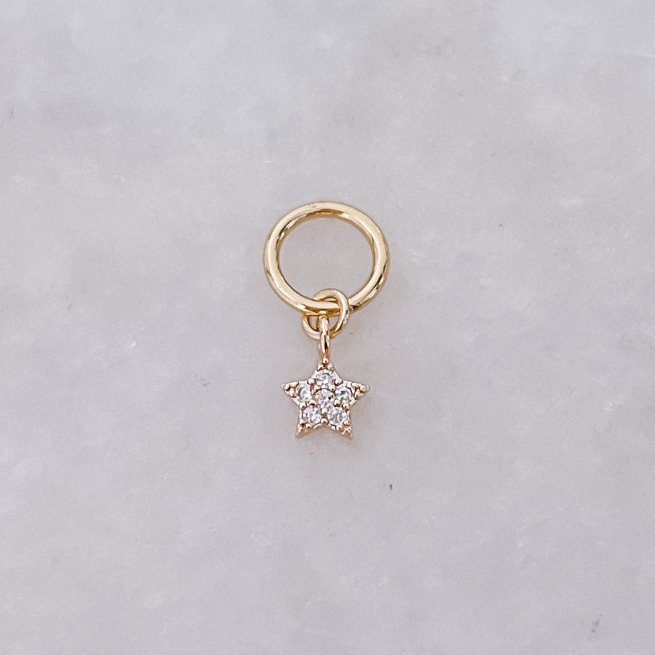 Tiny Sparkle Star - Charm
