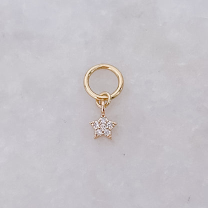 Tiny Sparkle Star - Charm