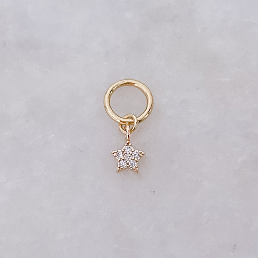 Tiny Sparkle Star - Charm