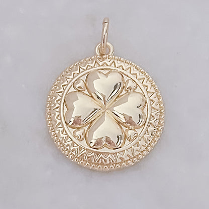 Clover Coin - Charm