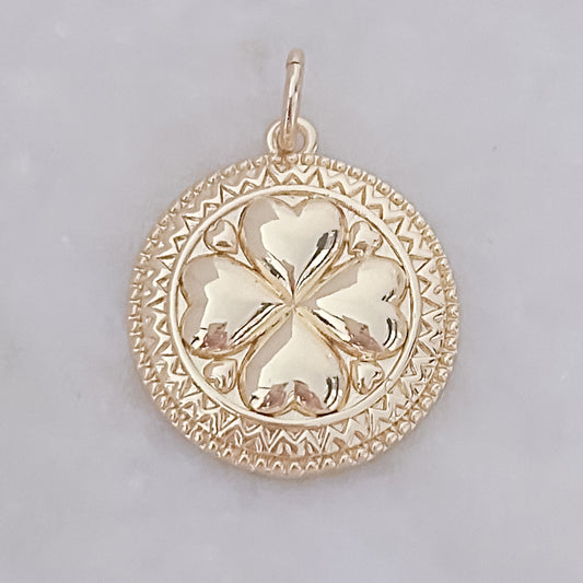 Clover Coin - Charm